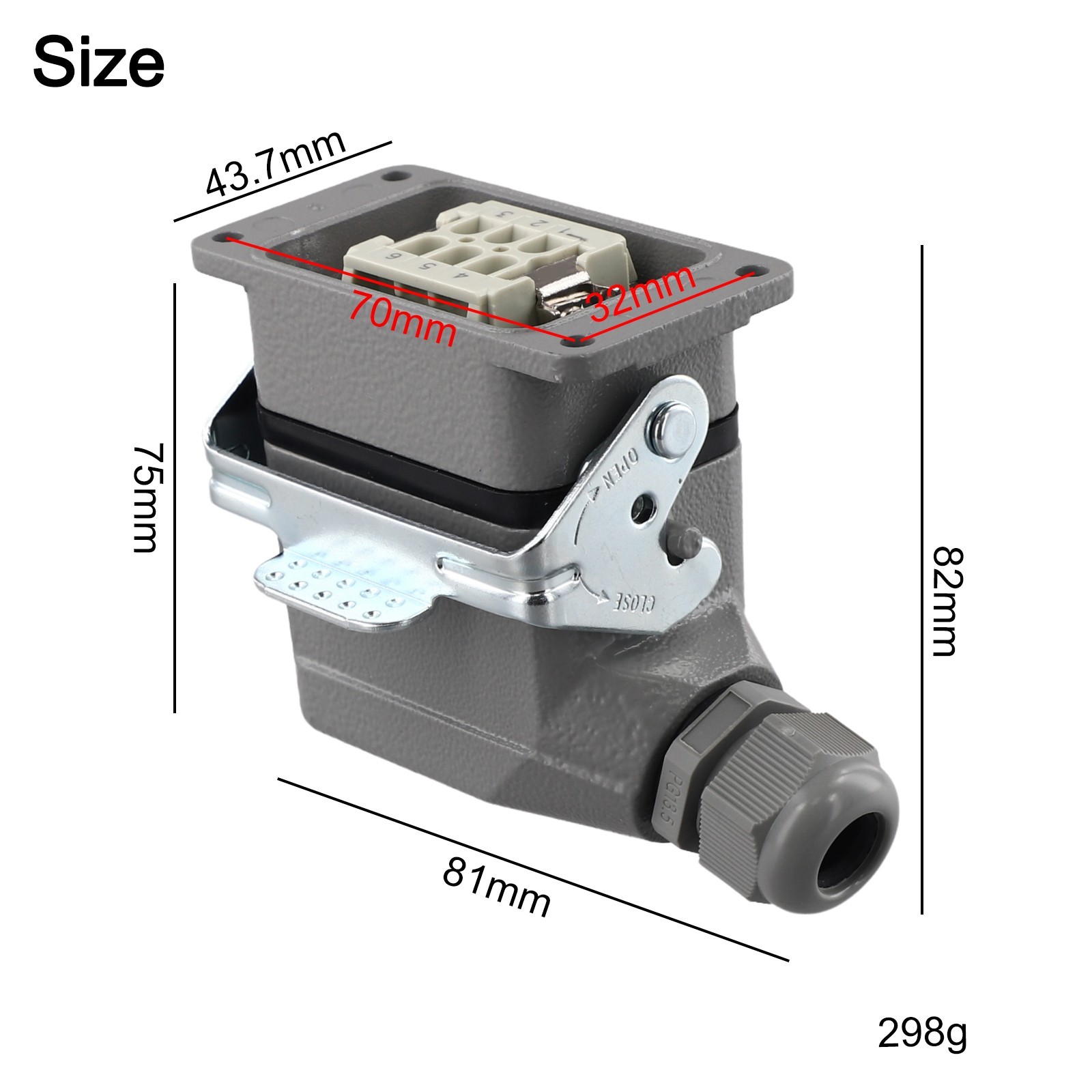 Crimping Core Connector Wide Application Working Temperature Duty Connectors