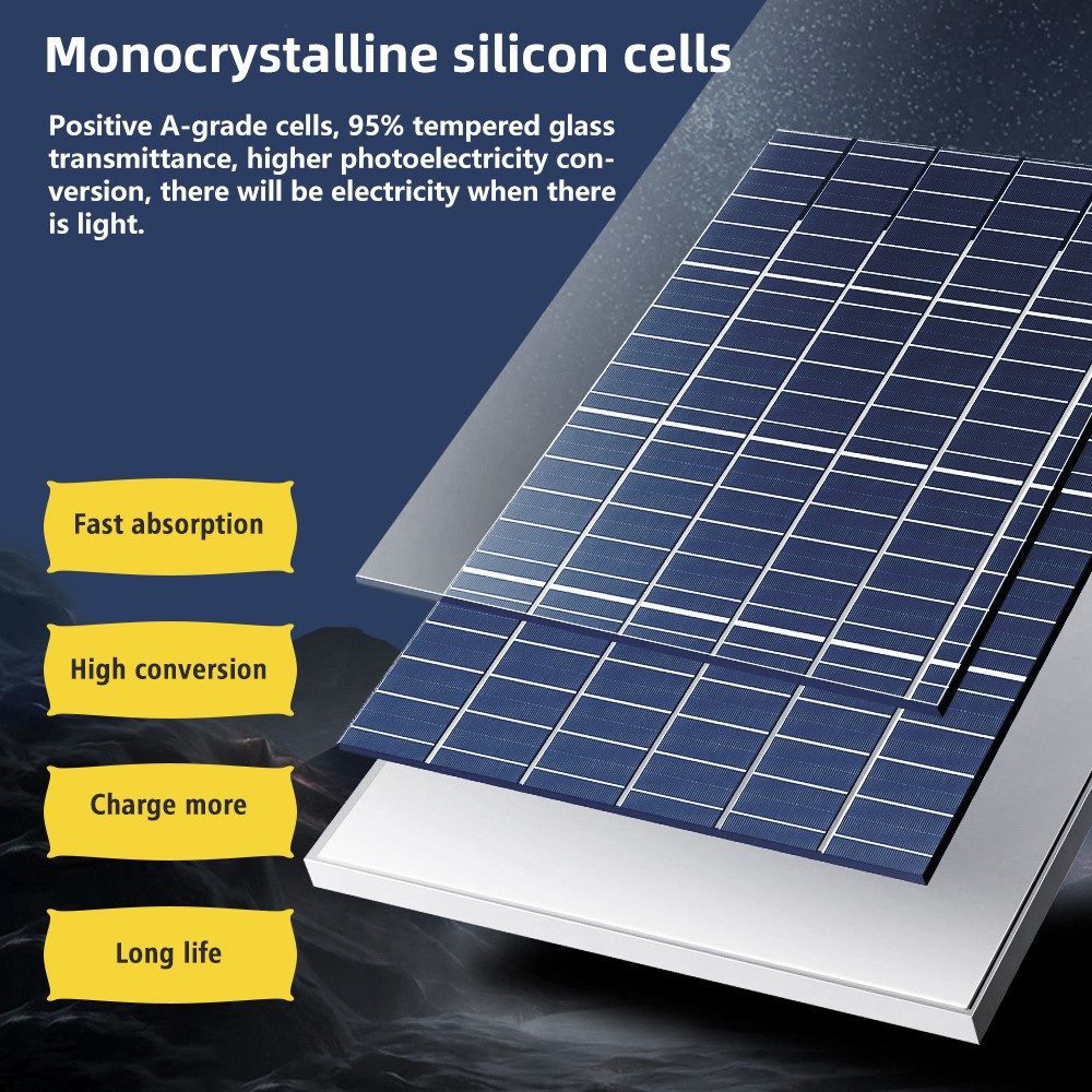 300W Watt 12V Mono Off-Grid Solar Panel PV Module for RV Marine Home Camping US