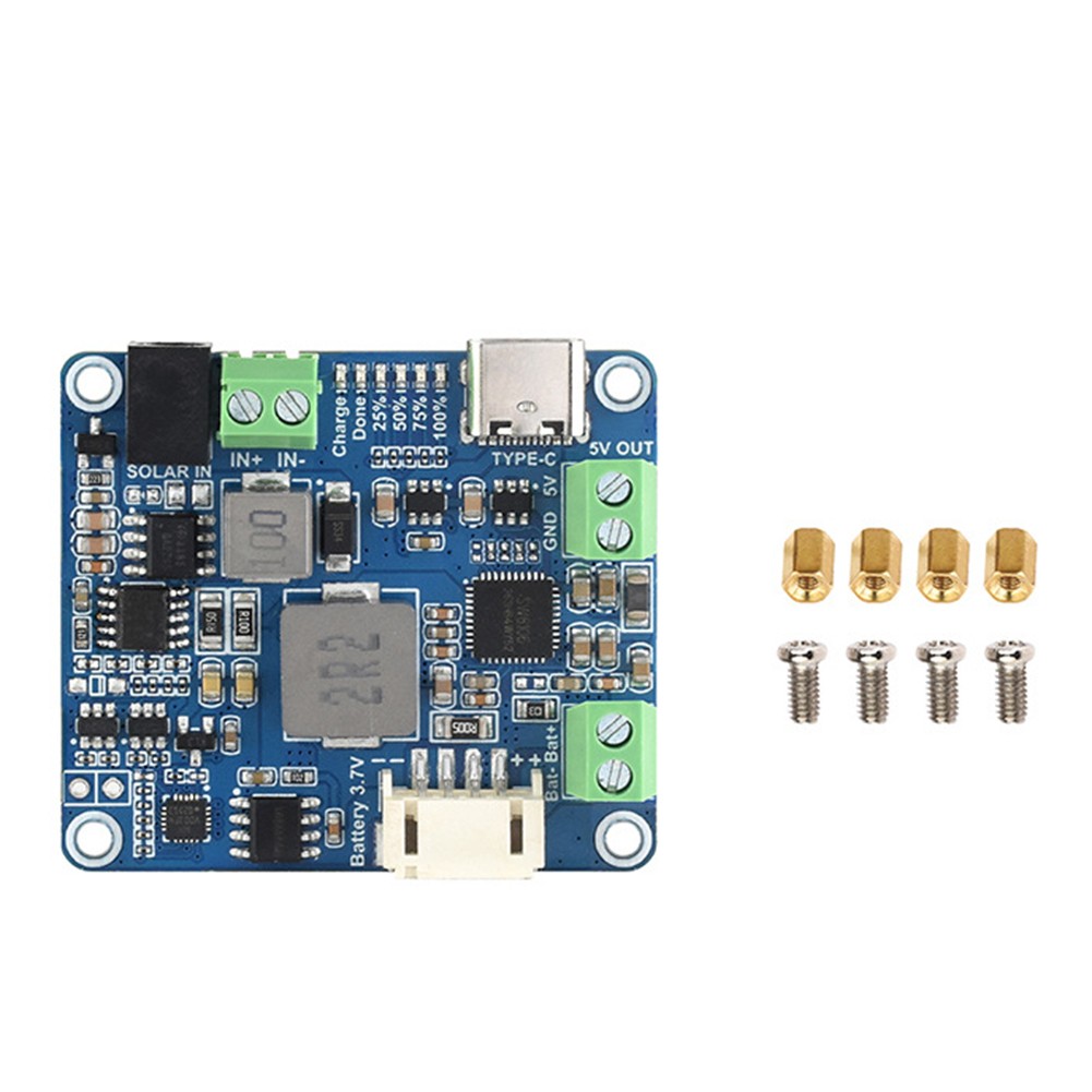 Solar Manager Module MPPT Supports 6V-24V Solar Panel Type-C 5V/3A7602