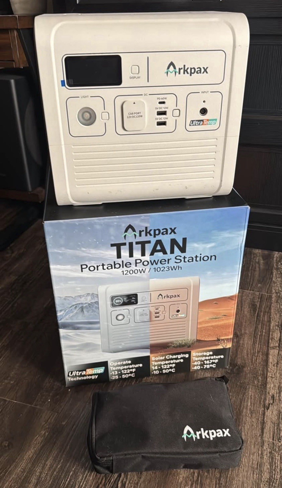 NEW Arkpax Titan Portable Power Station 1200W/1023Wh