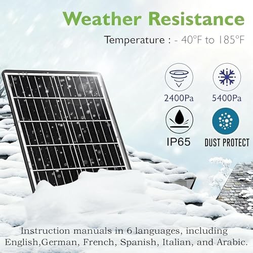 15W Solar Panel Kit with Built-in 16000mAh Battery Voltage: 5V/6V/9V/12V