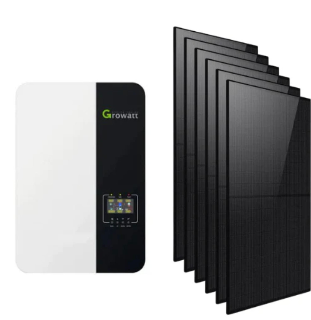 Solar kit 1x Growatt 11.4kW MIN11400TL-28X solar panel Hanersun Hitouch 440W