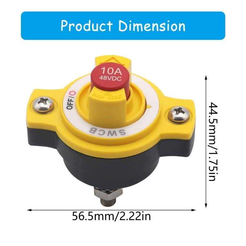 Battery Disconnect Switching Circuit Breaker Auto Battery Disconnect Switch