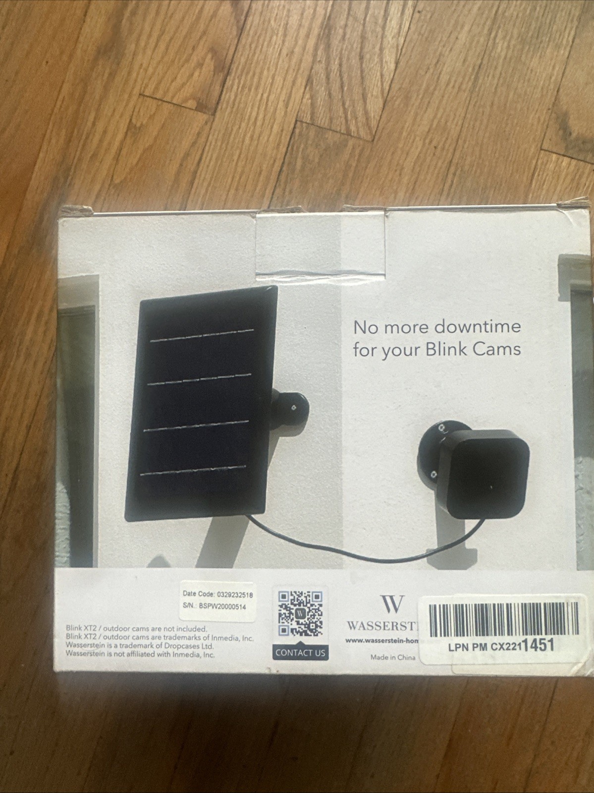 Wasserstein Solar Panel for Blink Outdoor & Blink XT2/XT Camera (2-Pack, black