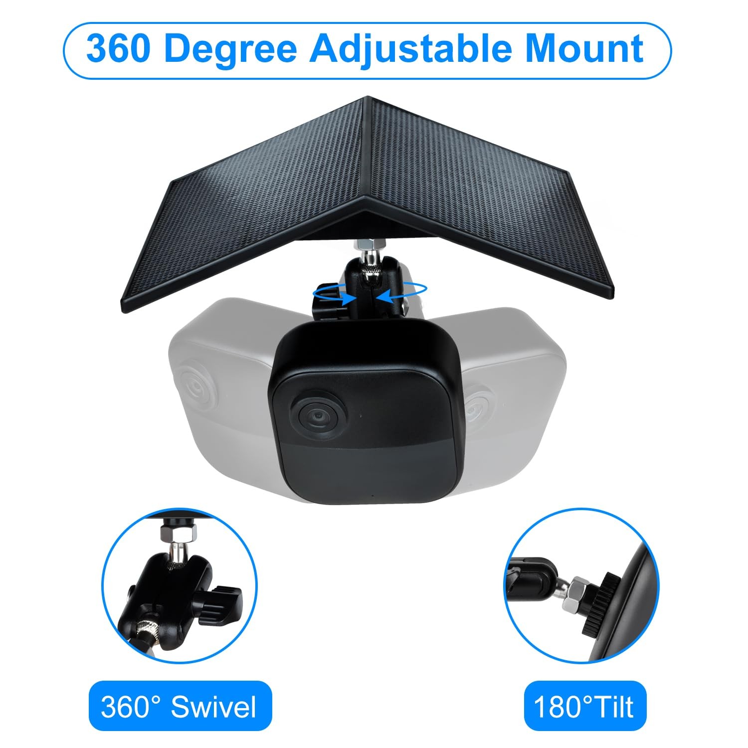 Solar Panel for Blink Outdoor 4 (4th Gen) /2K+/3rd Gen/XT/XT2, Perfect View A…