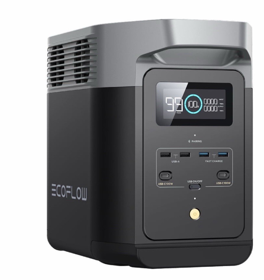EcoFlow DELTA 2 950Wh Portable Power Station LiFePO4 Solar Generator 110/220V