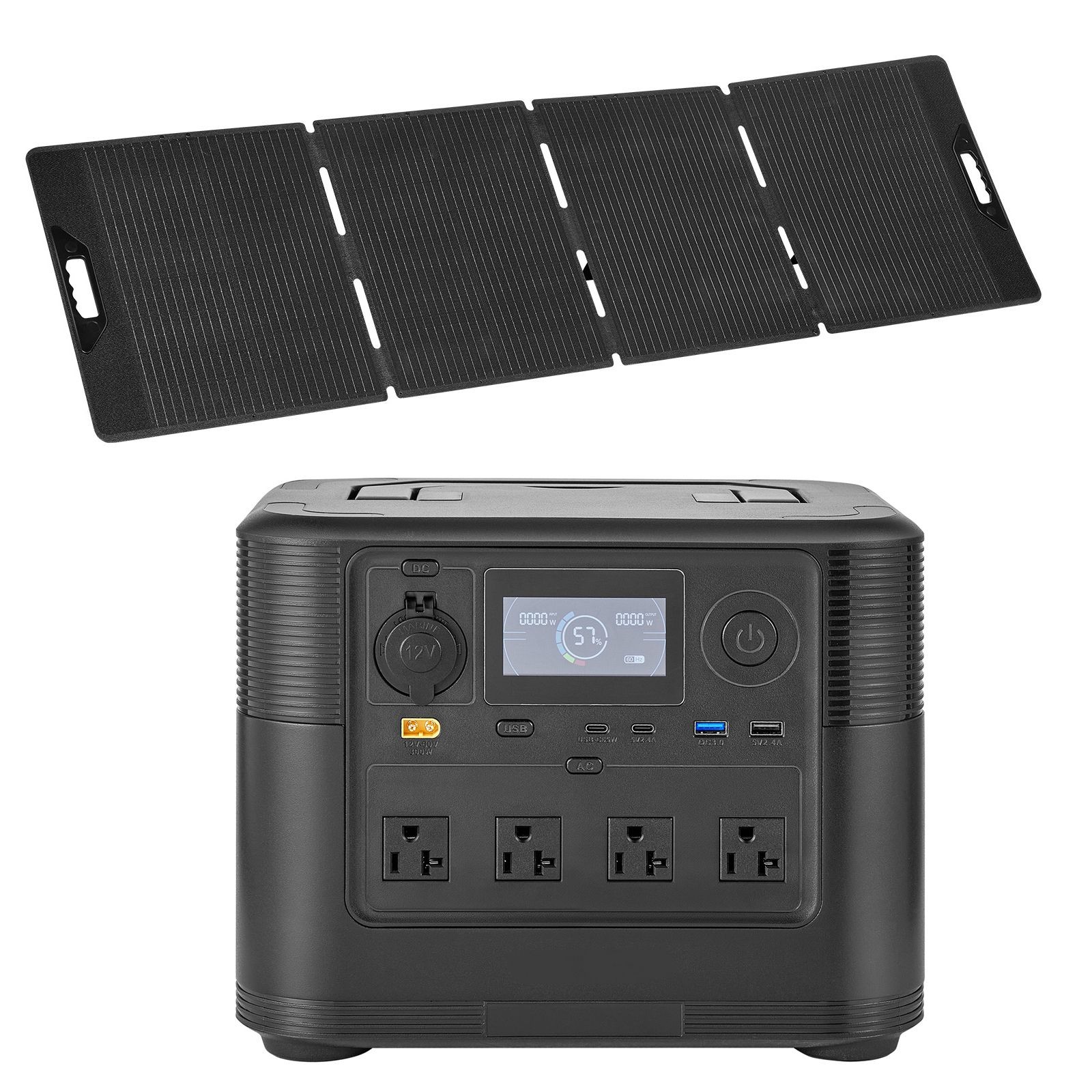 1008Wh LiFePO4 Solar Generator for Camping RV