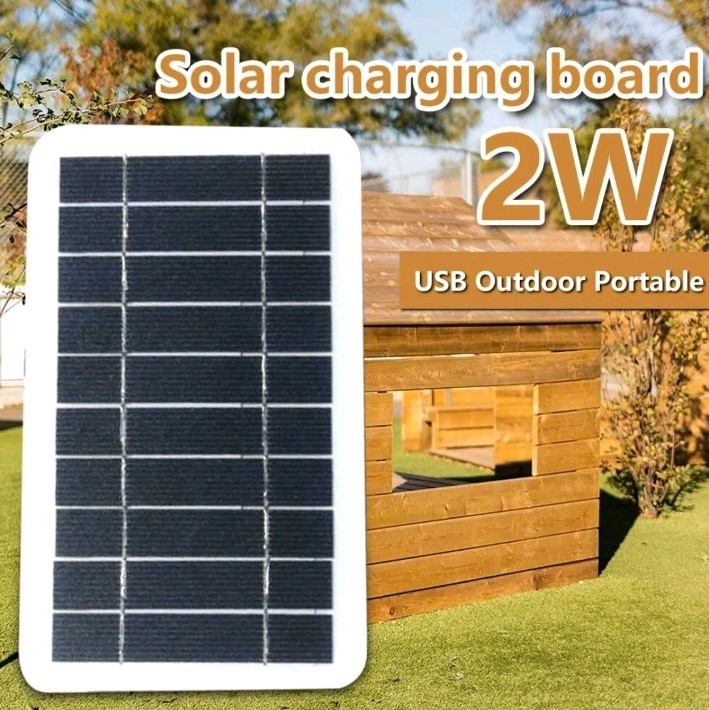 5V USB Solar Charging Board 400mA Solar Outdoor Cell Phone Mobile Power Charger