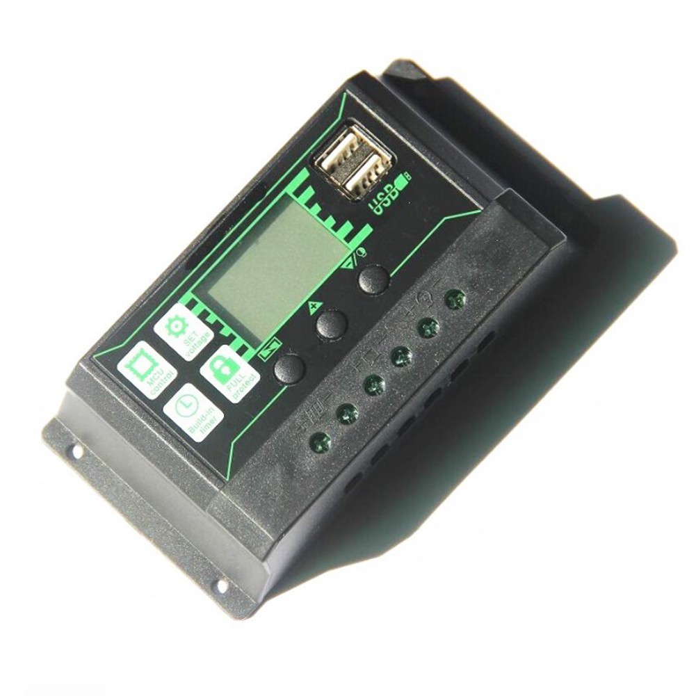 Sustainable Energy Solution 10A Solar Charge Controller with Timer Settings