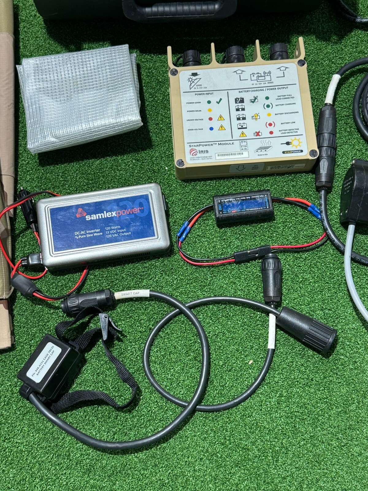 Iris Technology Portable Military Solar Energy Field Kit w/ Pelican Case