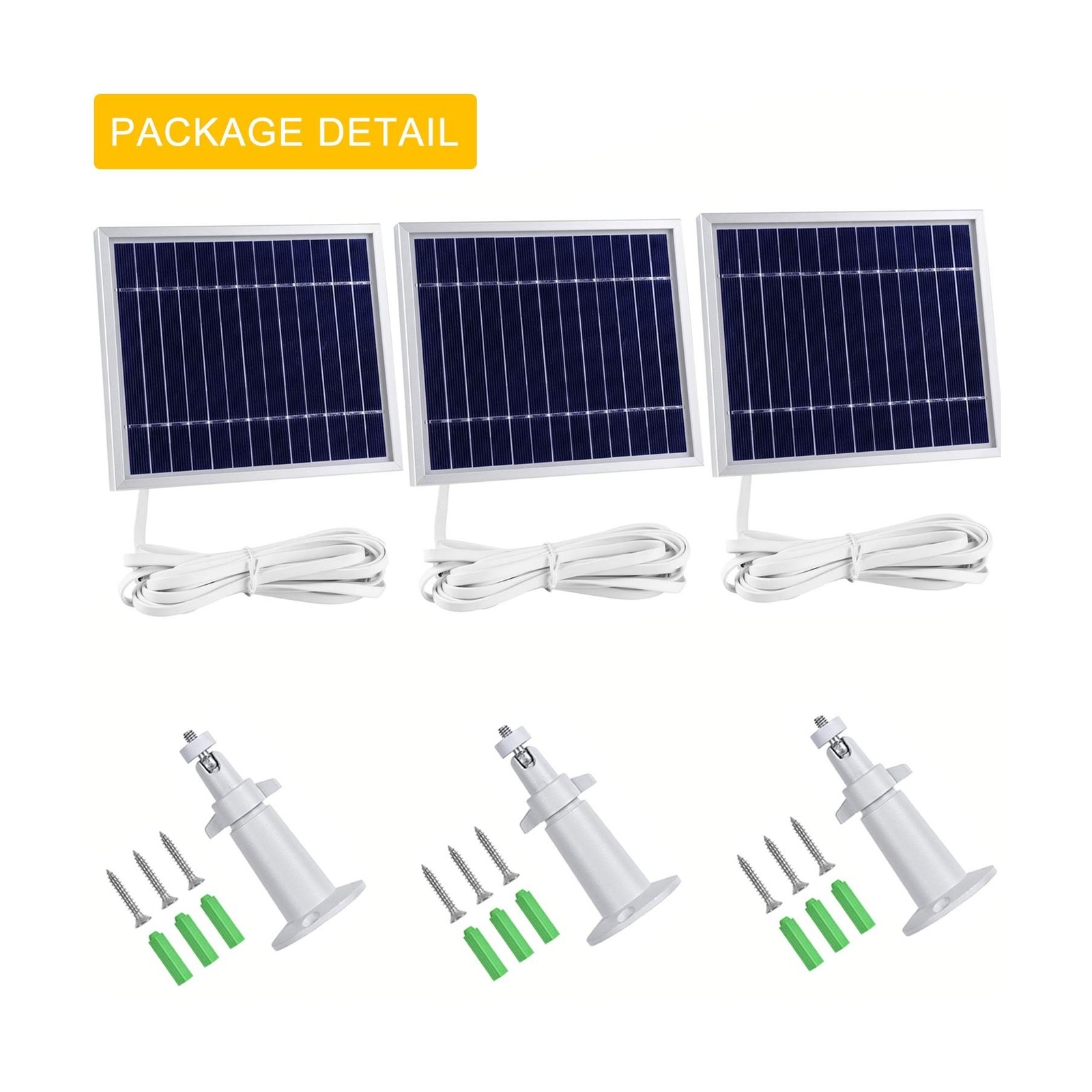 iTODOS Solar Panel Works for Arlo Pro and Arlo Pro2 Camera,11.8feet Power Cab…