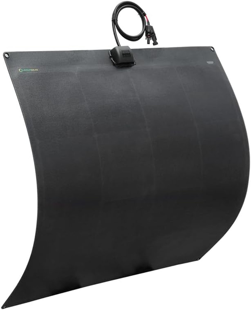 Flexible Solar Panel 120W 12V Etfe,32.3In X 30.5In Semi-Flexible Bendable Mono S