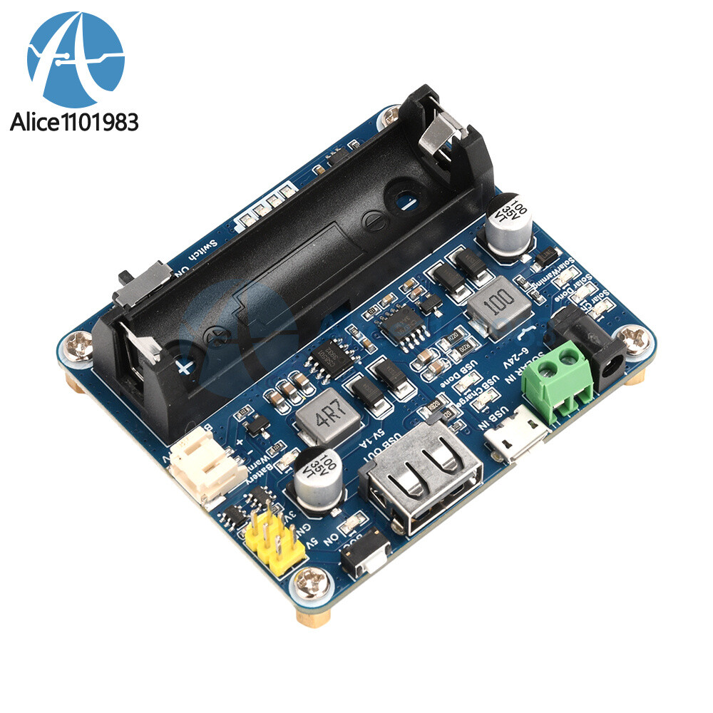 Power Manager Module for 6V~24V Solar Panel Support MPPT USB Battery Charging