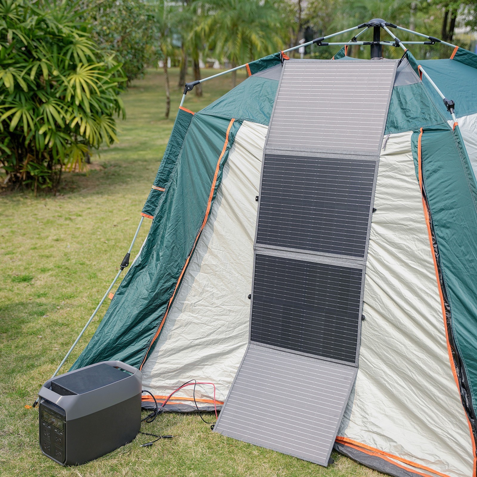 MHPOWOS 200W Watt Solar Panel Portable Foldable for Power Station Camping RV