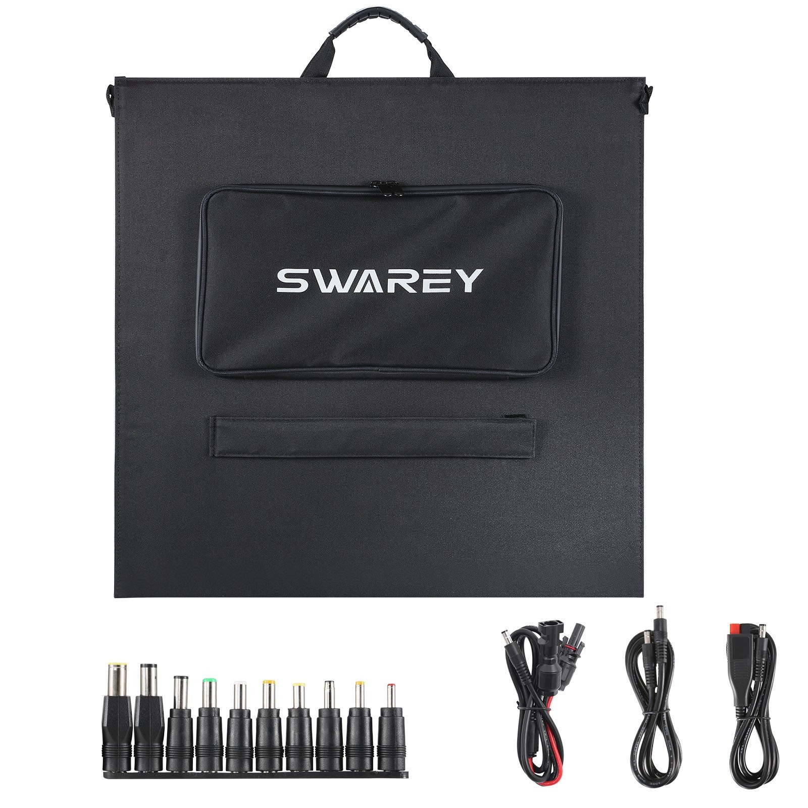 Swarey 30-100W Foldable Solar Panel Kits Portable Solar Generator Power Station