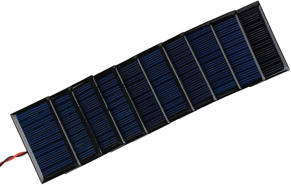 SUNYIMA 10Pcs 5V 30mA Mini Solar Panels for Mini Solar Cells DIY Electric Toy…