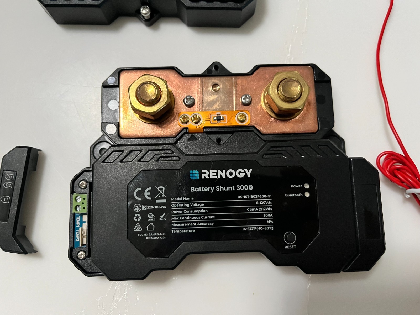 Renogy 300A Battery Shunt, Battery Tester, Bluetooth Battery Monitor