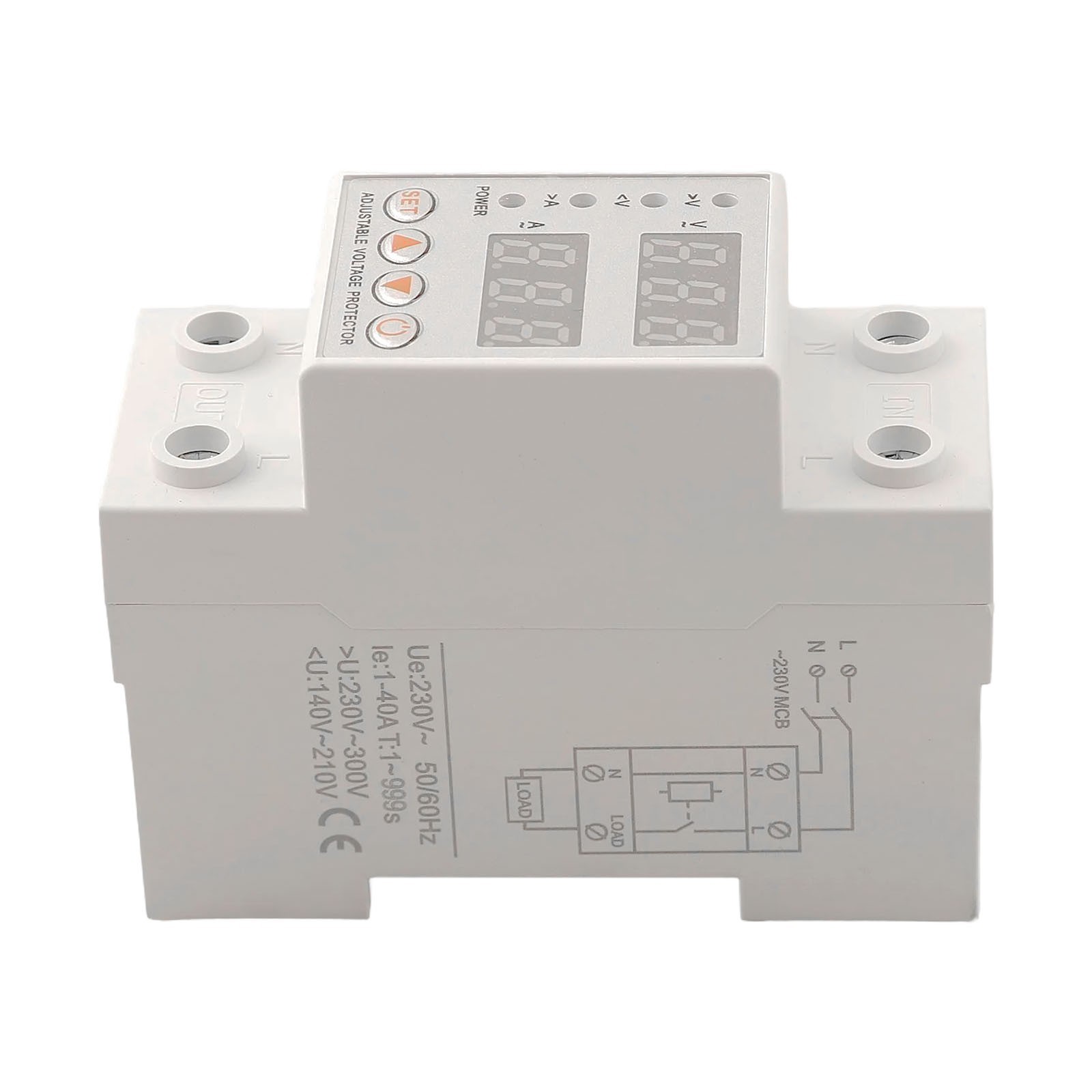 Easy Install Rail Type Overvoltage and Undervoltage Protection Solution
