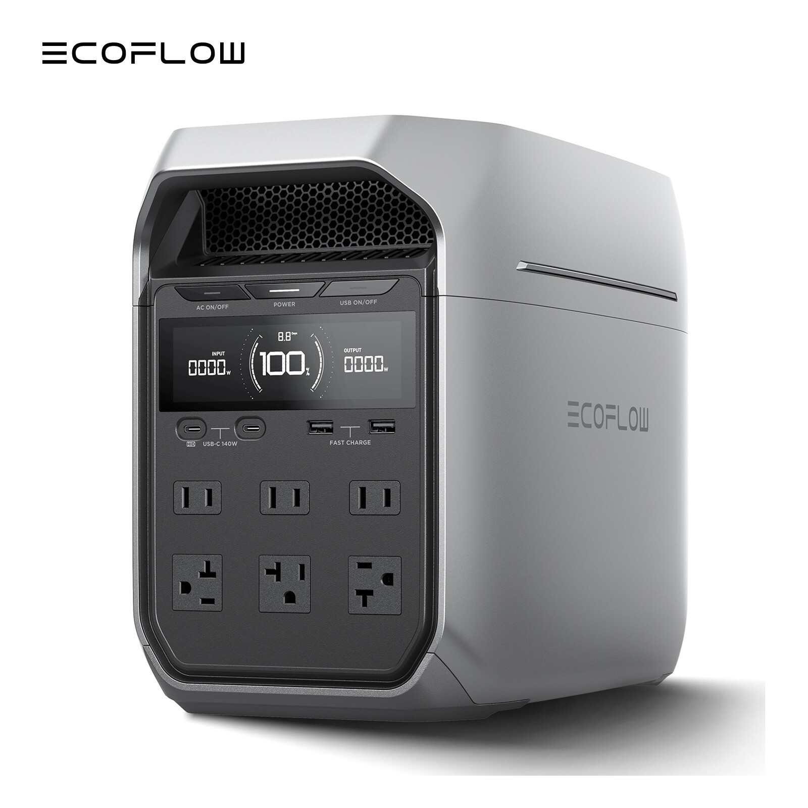 EcoFlow DELTA 3 Plus 1024Wh Portable Power Station LFP Battery+220W Solar Panel