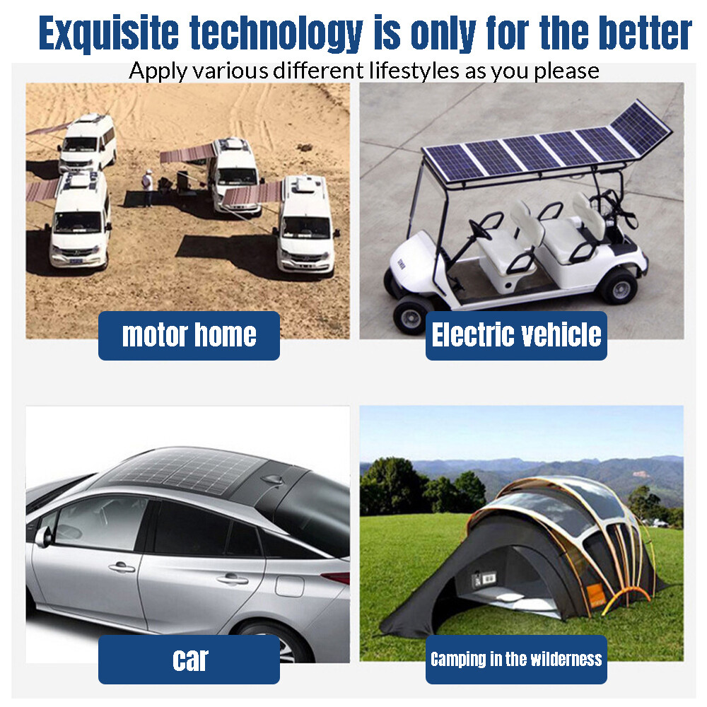 120W Watt Solar Panel 12V Battery Charger Mono PV Home Camping RV Off-Grid Boat
