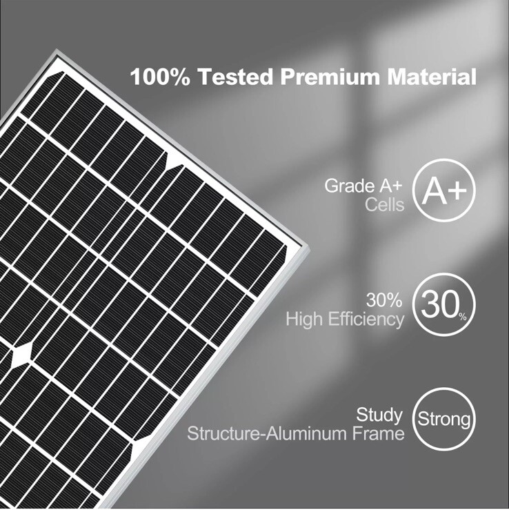 20W Solar Panel Charger, Kit Monocrystalline 12V Solar Panel + Up…