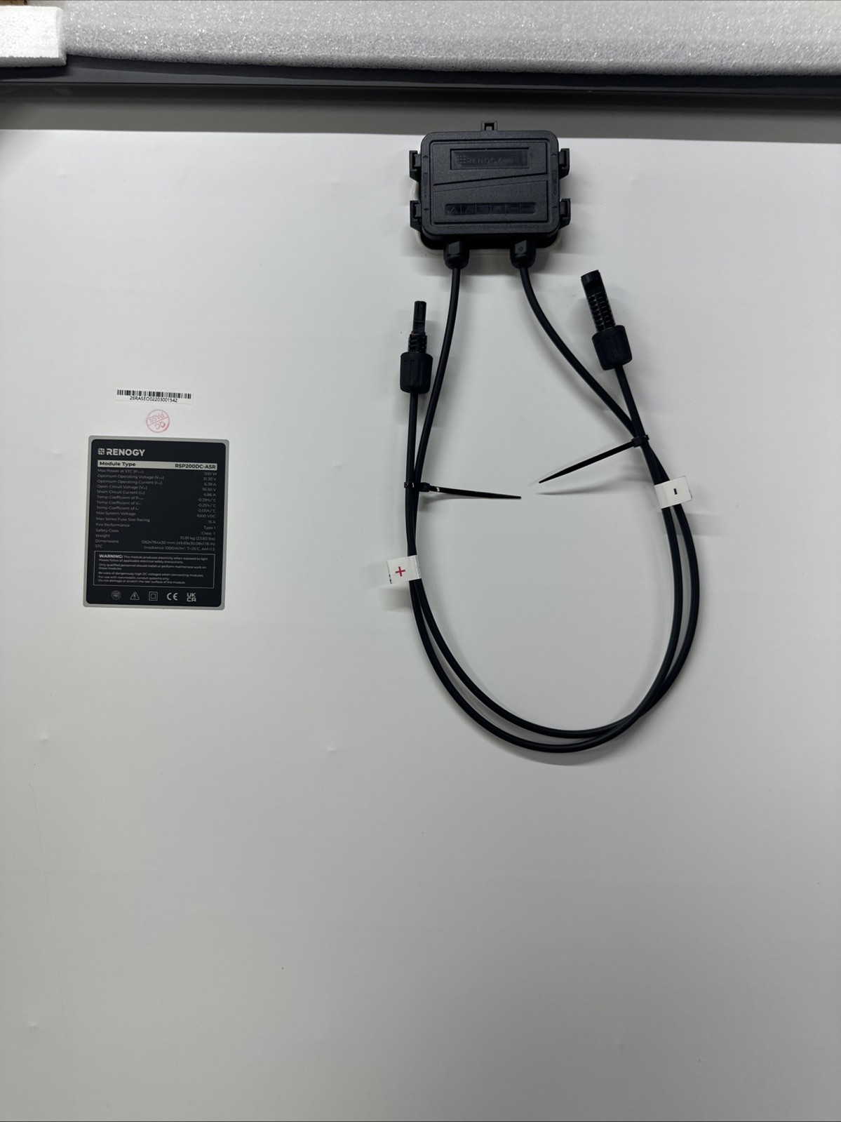 Renogy Solar Panel 200W Watt 24V Monocrystalline PV Off-Grid Power Module