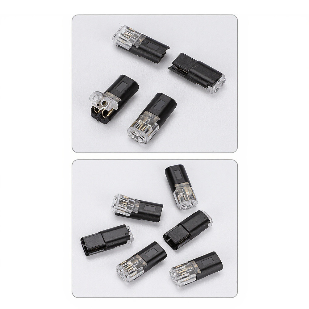 50 pcs Double Wire in Connector Flame Retardant for DIY Home Workshop Use