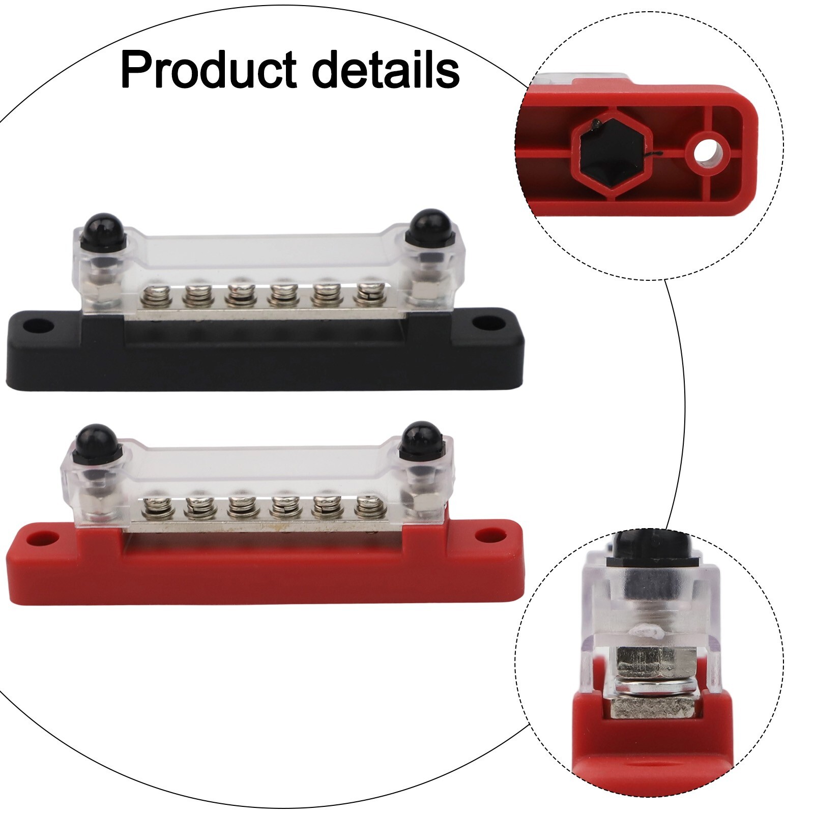 150A M6 Bus Bar 12V Power Block for Trucks RVs and Boats Wiring Solutions