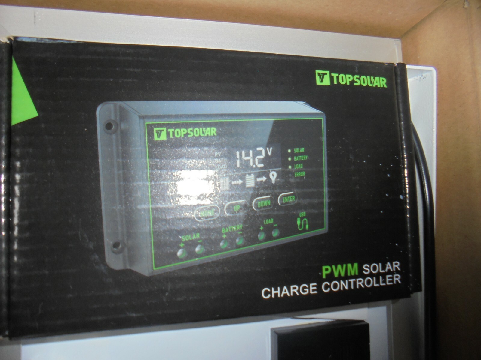 SOLAR PANEL, 10W MONOCRYSTALLINE SILICON (MADE BY TOP SOLAR)