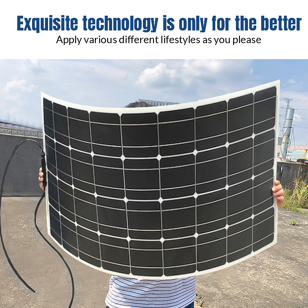 120W Watt Solar Panel 12V Battery Charger Mono PV Home Camping RV Off-Grid Boat