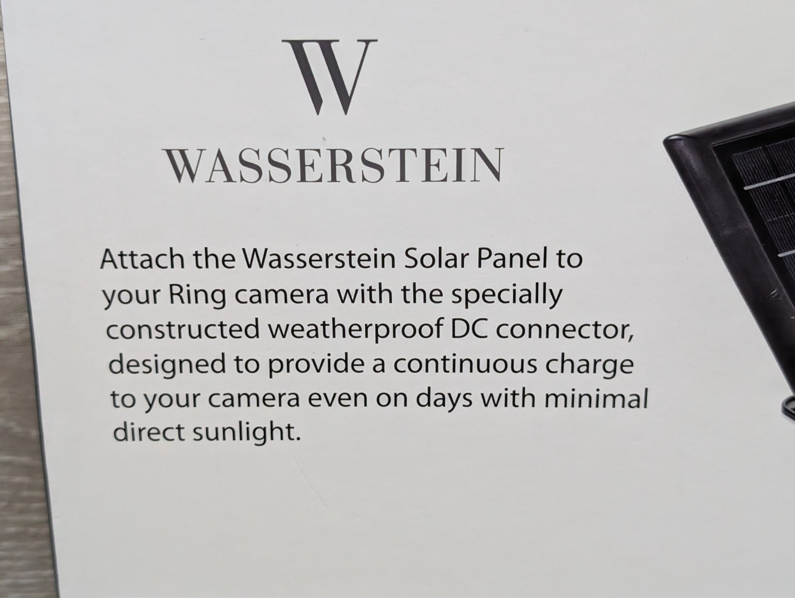 Wasserstein Solar Panel 2-Pack Ring Spotlight/Stick Up Cam Battery White