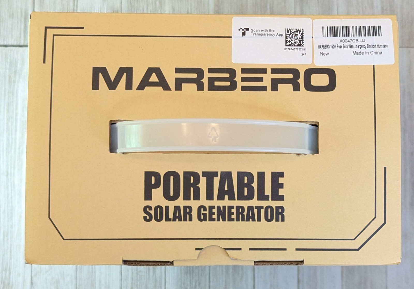 100W MARBERO Solar Generator Portable Power Station Brand New