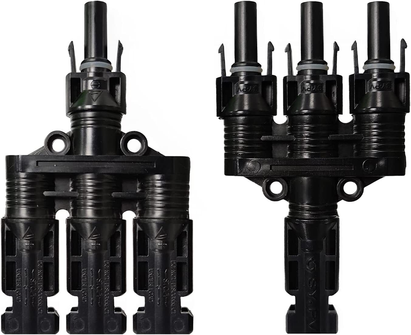 Solar Panel Connectors T Branch Connectors Adapter for Parallel Connection