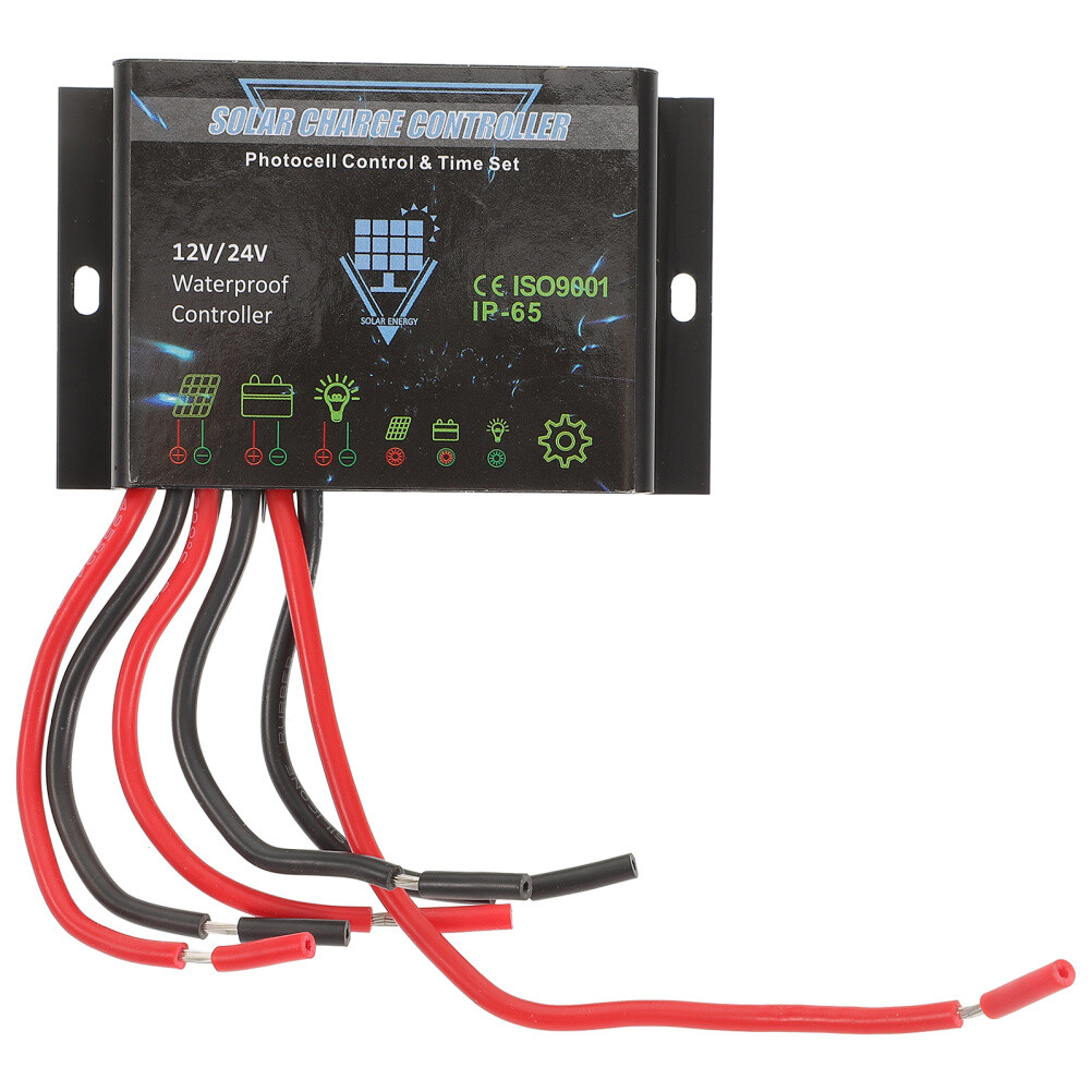 Mppt Charge Controller Solar Regulator Panel Charging Battery Waterproof