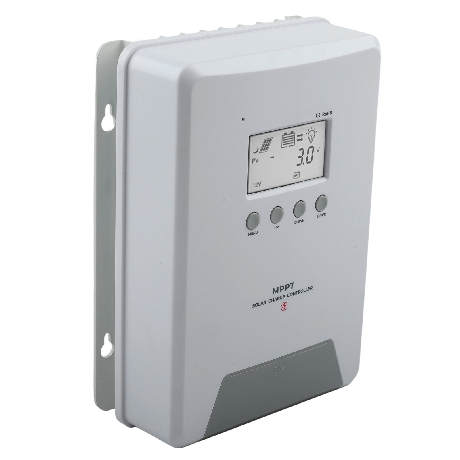 60A Solar Regulator Low Heat Generation Multiple Battery Compatibility