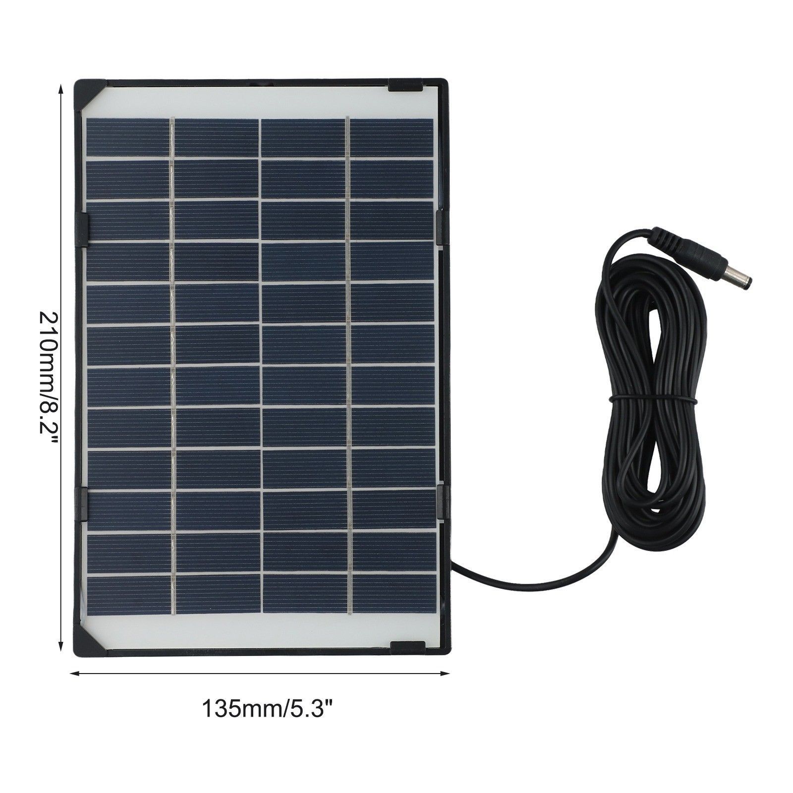 Efficient 6W 12V Solar Panel for Solar Garden Lighting and Portable Devices