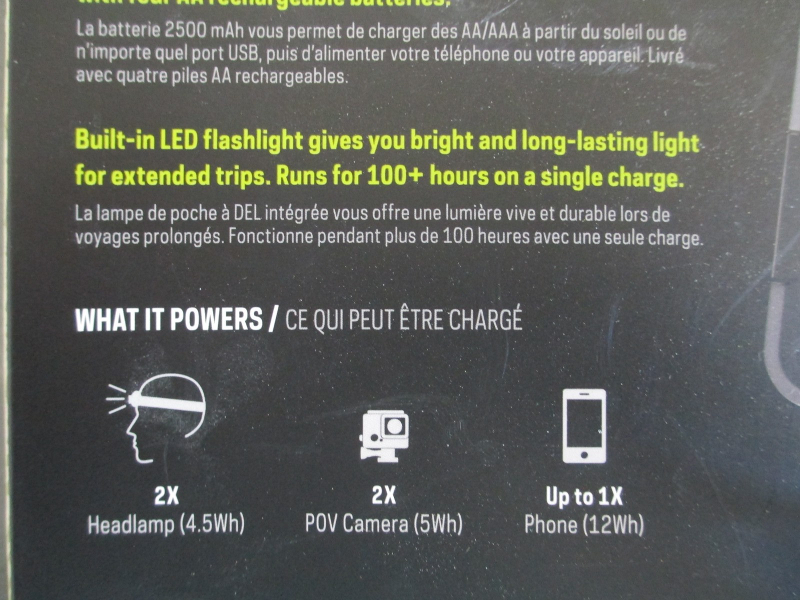 Goal Zero Power Bank + Solar Panel Nomad 5+Guide 12 with Flip 12
