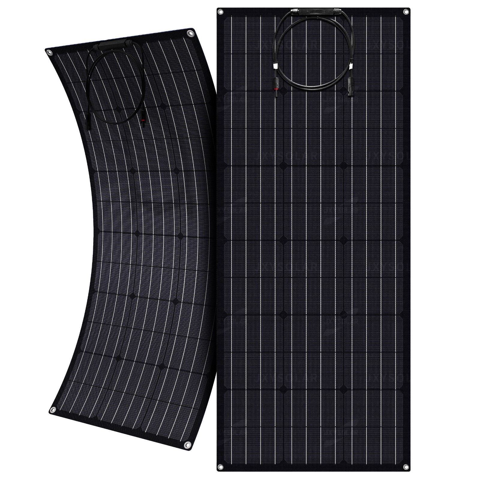 100-Watt ETFE Flexible Solar Panel, Ultra Light & Thin, Off-Grid, Monocrystaline