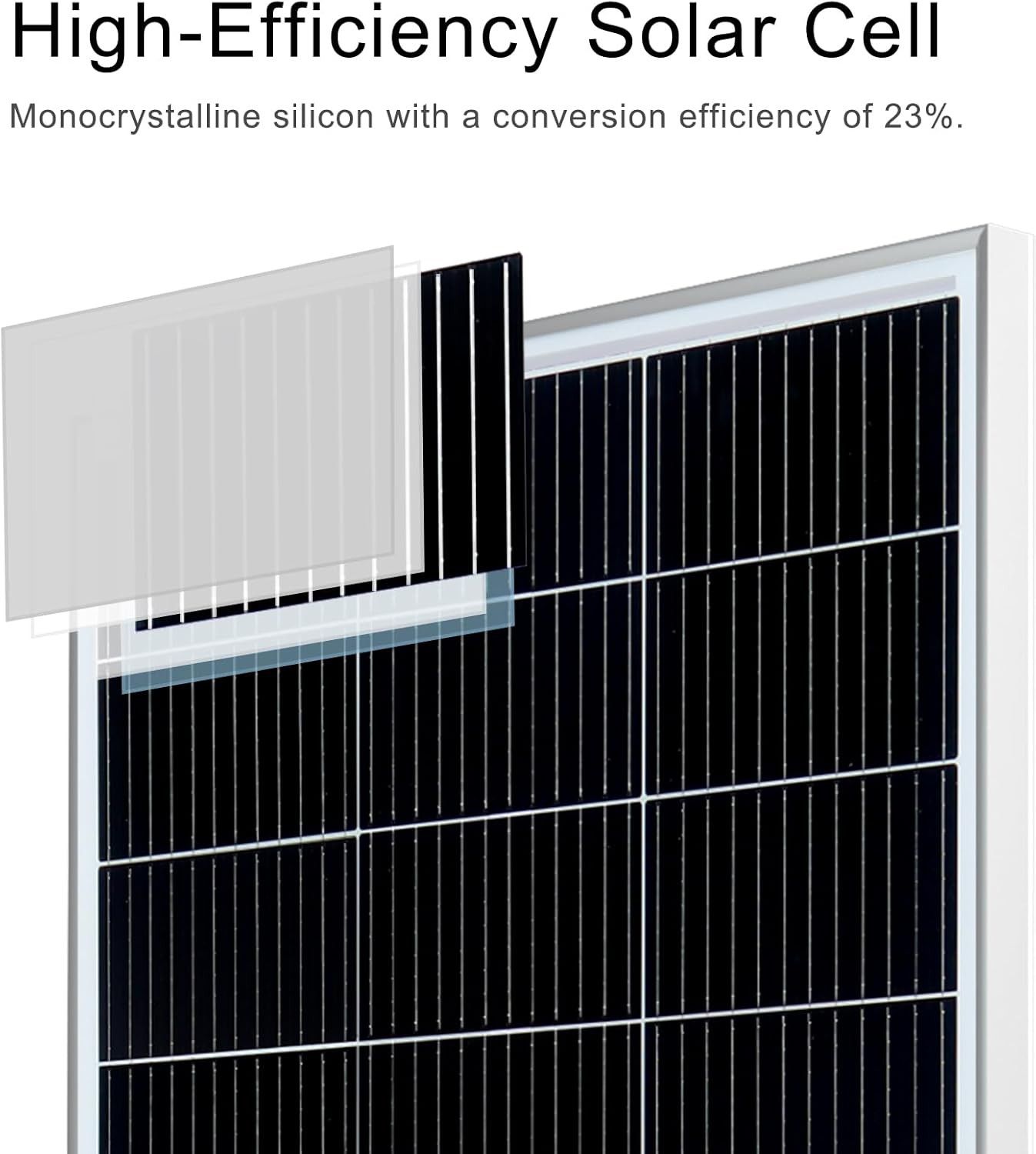 150 Watt 12Volt Solar Panel Kit Monocrystalline Module 20A Charge Controller for