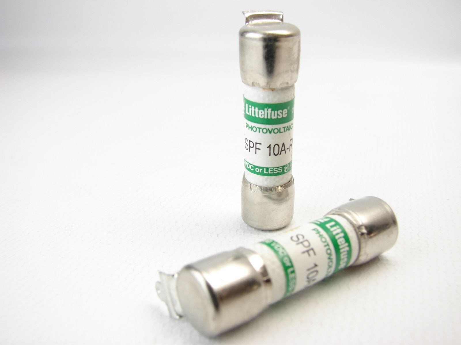 (2) New Littelfuse SPF 10-R Photovoltaic 10-Amp 1000VDC Midget Fuses (t70)