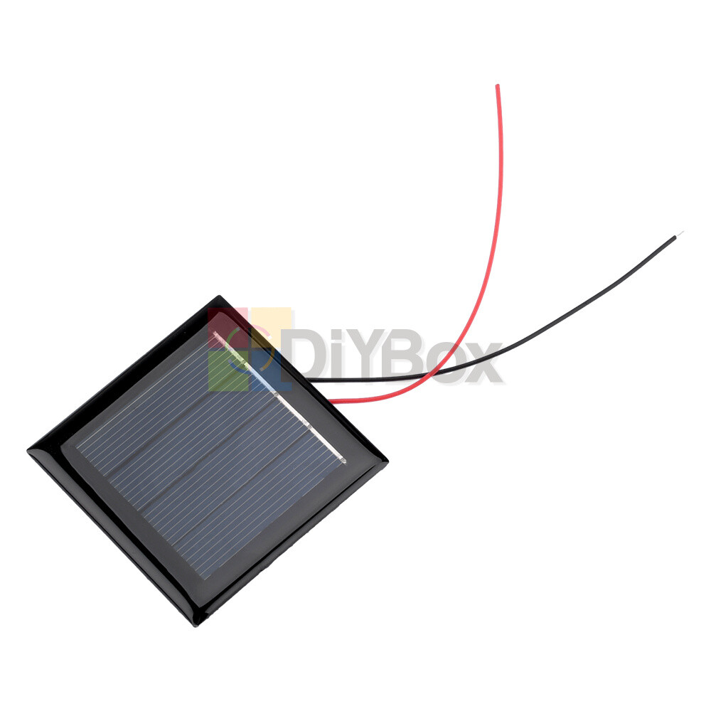 5Pcs 1.5/2/3/5V Solar Panel Polysilicon Module DIY Solar Panel w/Wire 60-150mA