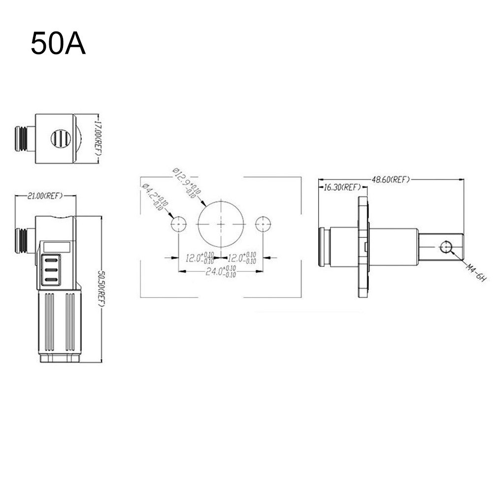 Black Single Core 1500V DC Quick Coupling PV Connector for Solar Inverter Input