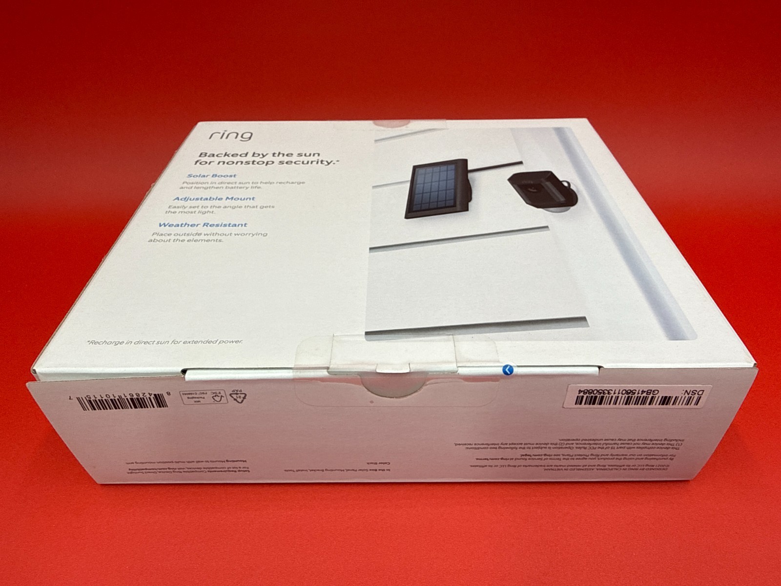 Ring Solar Panel black B0781Z7V6V ✨❤️✨ BRAND NEW! Factory Sealed!