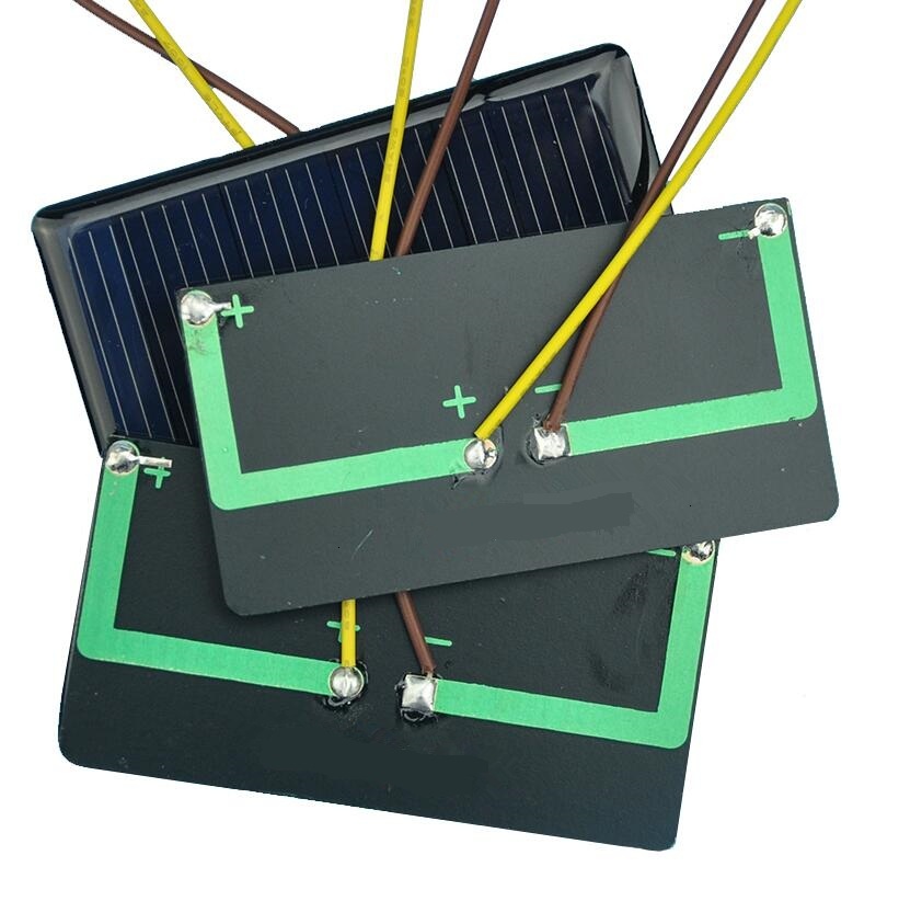 10PCS 5V 60mA 68*36 Micro Mini Solar Cell Panel Battery Charger for DIY Projects