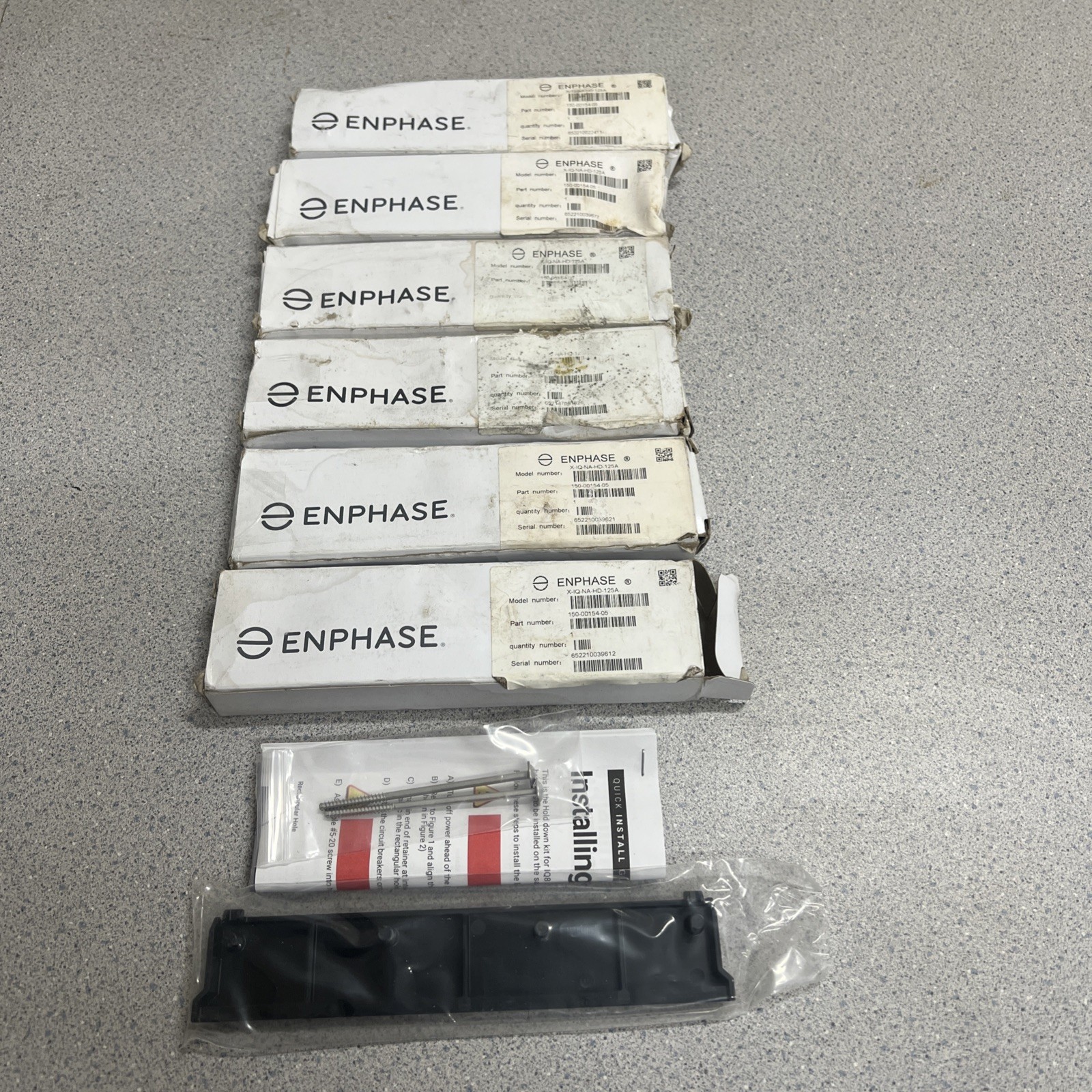 6x Enphase Breaker Hold Down Kit for IQ Combiner Box 4/4c Part X- IQ -NA-HD-125A