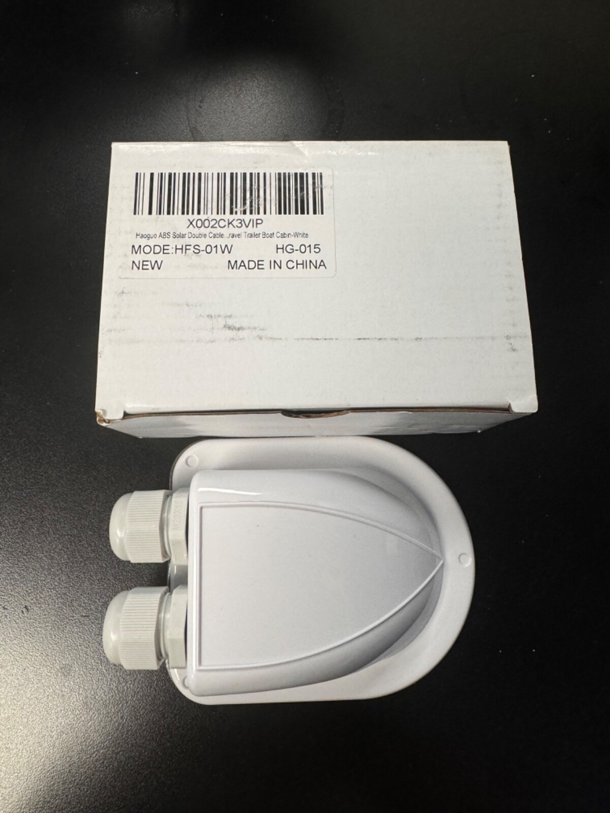 Haoguo ABS Solar Double Cable Entry Gland for All Cable Types