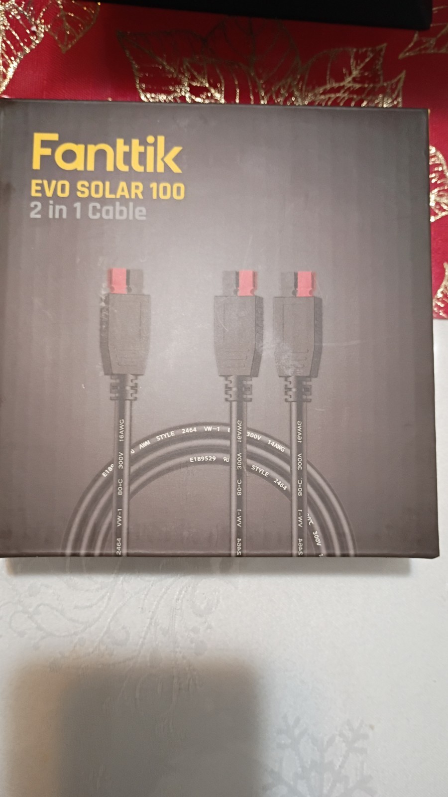 Fanttik evo solar 100 2 in 1 cable