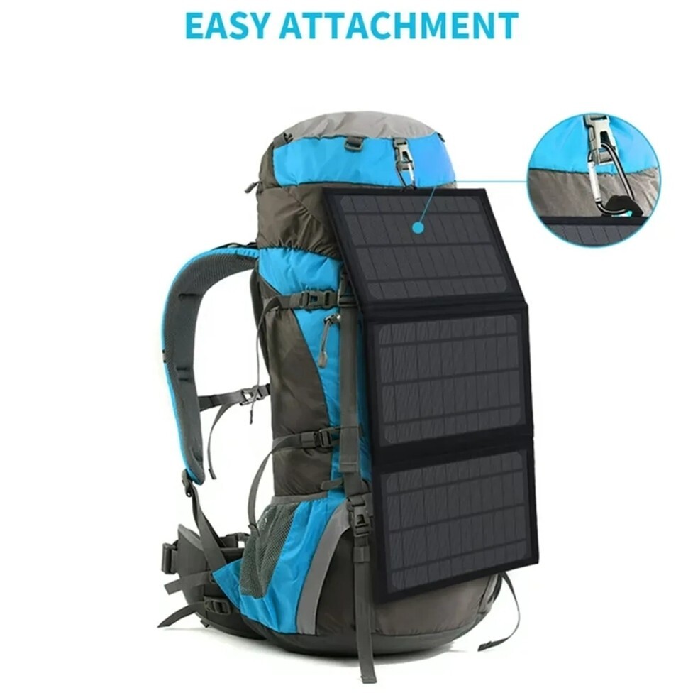 Renogy E.FLEX 21 Watt Foldable Waterproof Solar Panel with Kickstand, Black