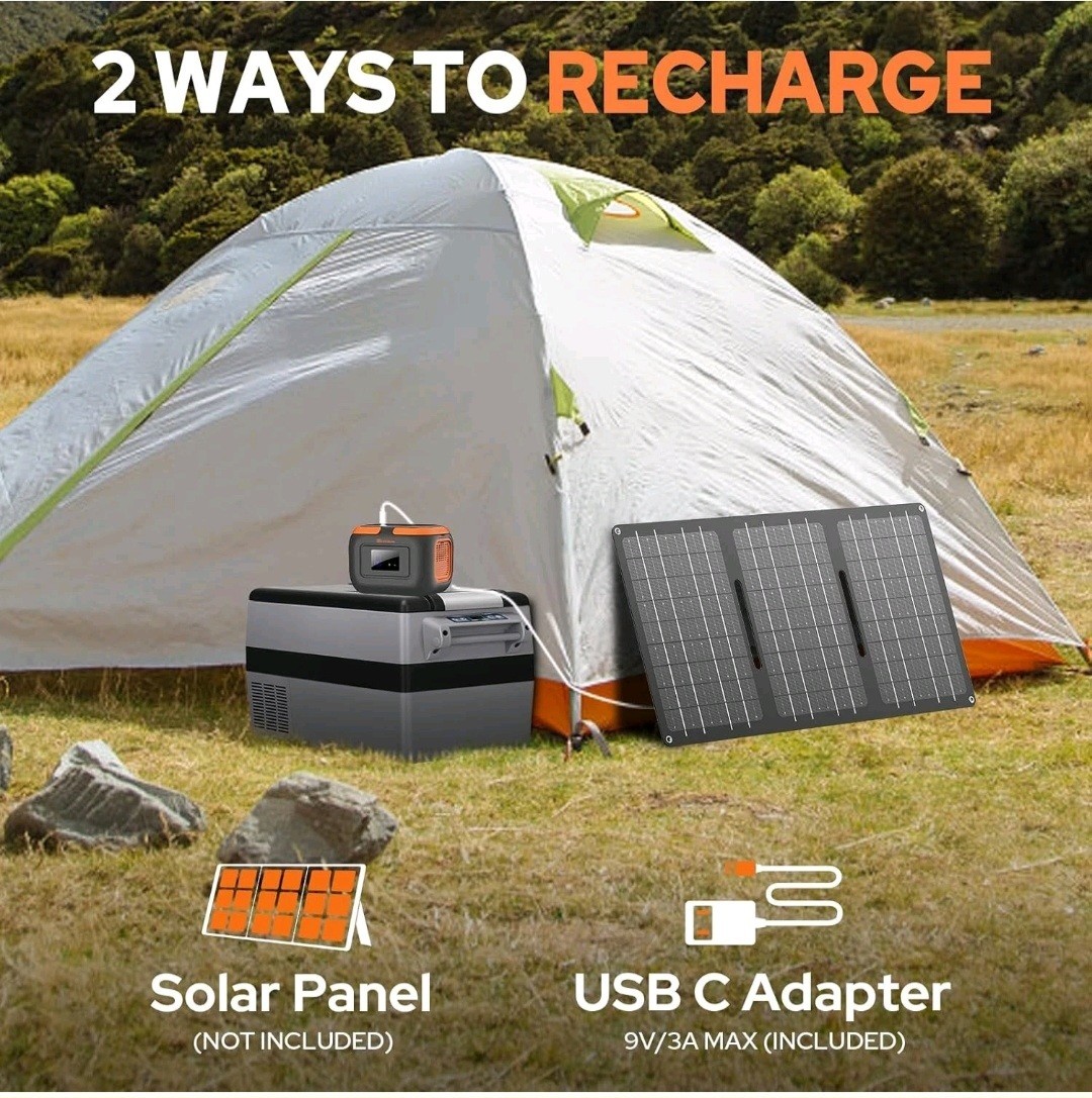 Power Station 120W, Power Bank with AC Outlet Usb-c, Portable Generator 97.6Wh