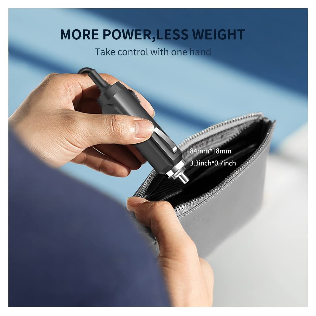 12V/24V Car Charger DC Adapter with Jackery Portable Power Station Explorer 1…